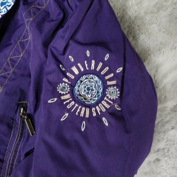 Vintage 80s 90s Powderhorn Ski Suit Purple - Picture 7 of 12